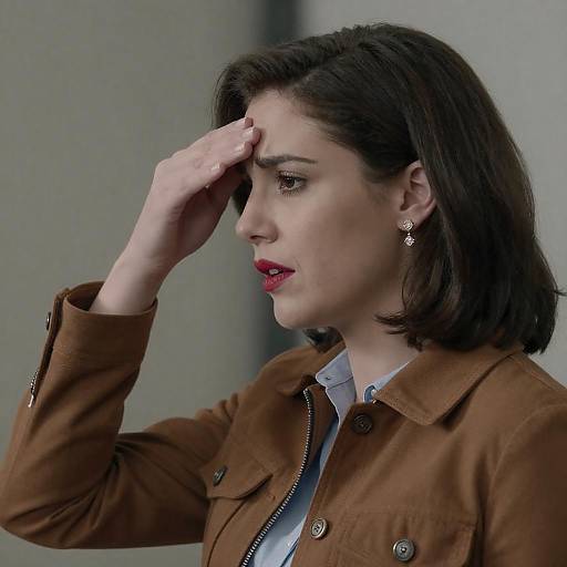 Profile Portrait of a Thoughtful Woman