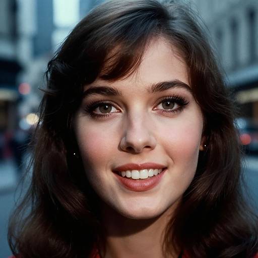 Vintage Cinematic Portrait in City