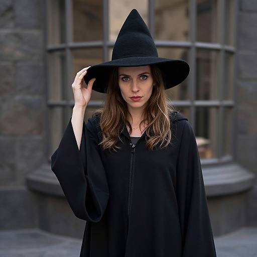 Woman Wizard Casting Spell