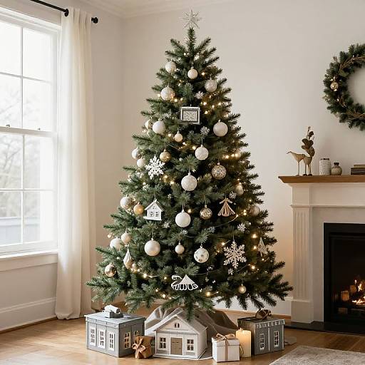 Vintage Farmhouse Christmas Tree Decor