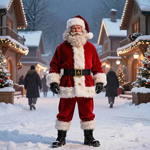 Star-Lord as Festive Santa Claus