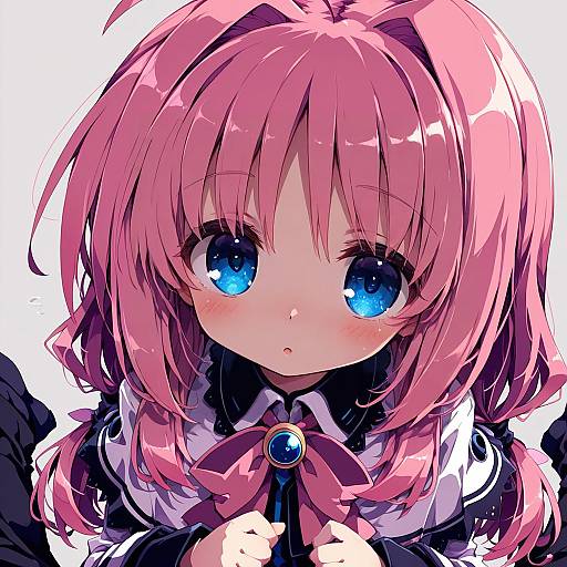 Illustration of Caro ru lushe, lyrical nanoha in the style of Dangomushi