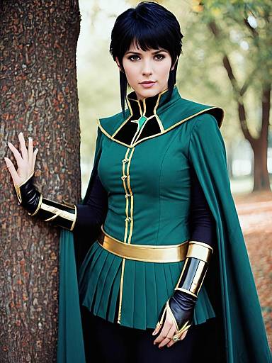 Realistic Sexy Enya Geil Cosplay