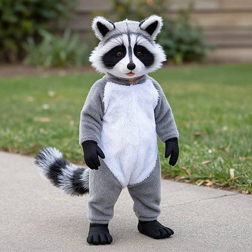 Infant in Rascal Raccoon Costume