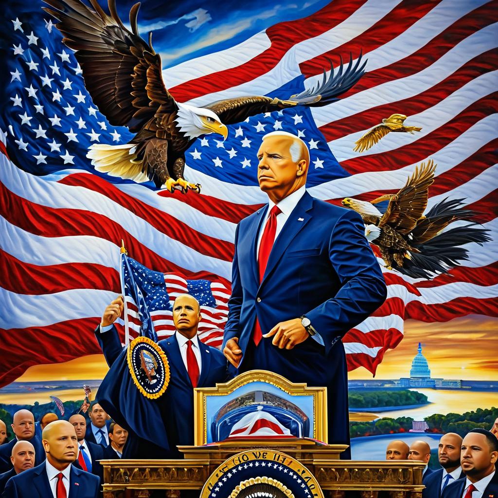 Patriotic Portrait of a Leader