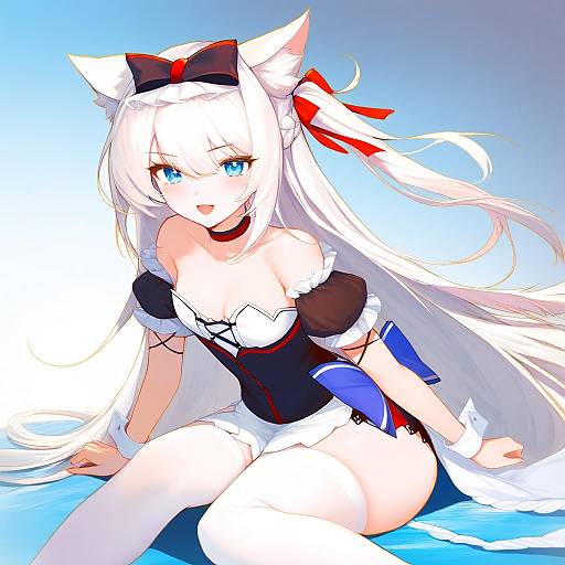 Illustration of Hammann (azur lane), azur lane in the style of Snowball22
