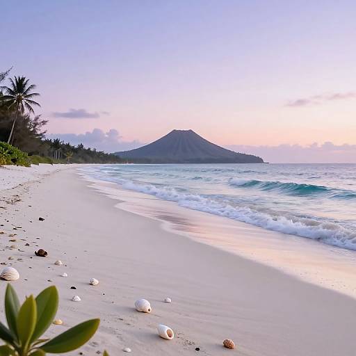 Tranquil Oceania Beach at Dawn