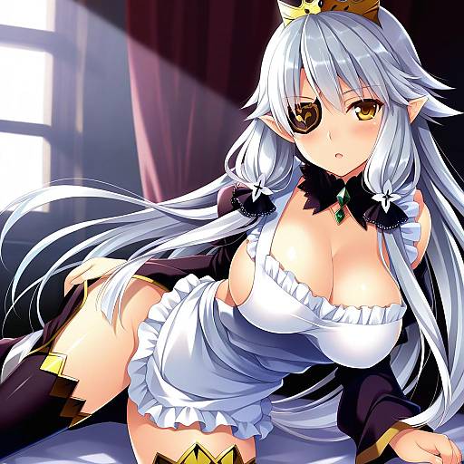 Illustration of Aldra (queen's blade), queen's blade in the style of Zinno