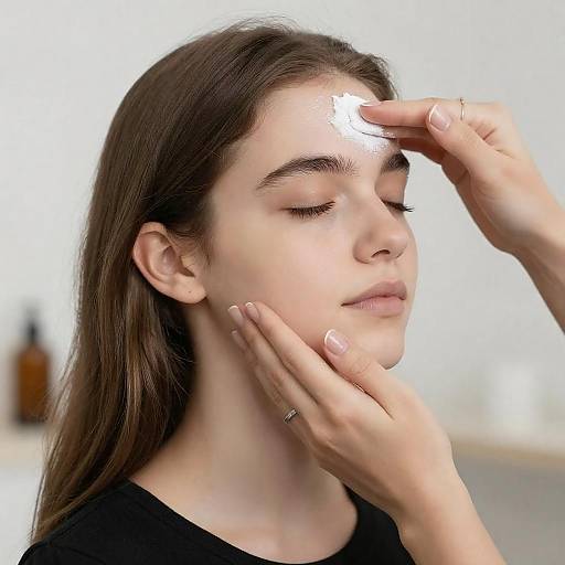 Intimate Portrait of a Serene Woman