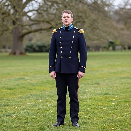General Cornwallis in Blue Uniform