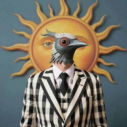 Sun in Aquarius: Bird-Faced Gentleman