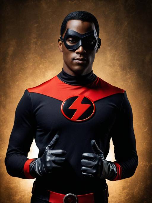 Man in Mr. Terrific Cosplay Costume