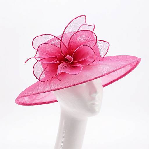 Vibrant Pink Kentucky Derby Hat
