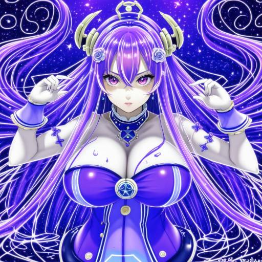 Illustration of Adult neptune, neptune (series) in the style of Oosaki shin'ya