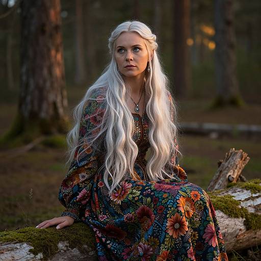 Enchanted Nordic Forest Portrait