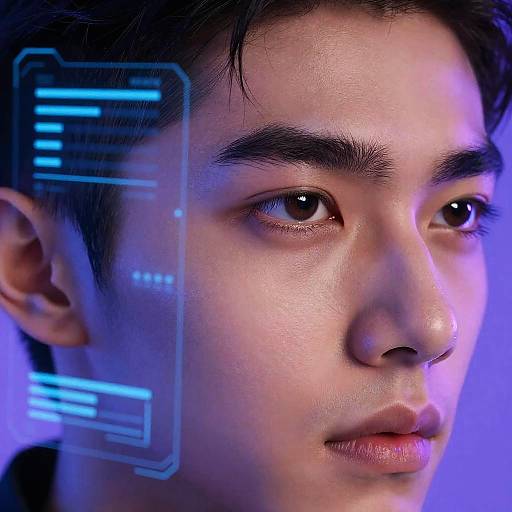 Cyberpunk Masculine Eyebrow Enhancement