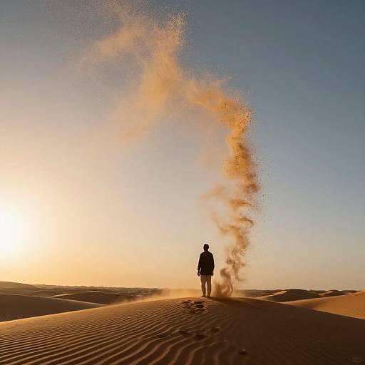 Eternal Dance of Desert Solitude
