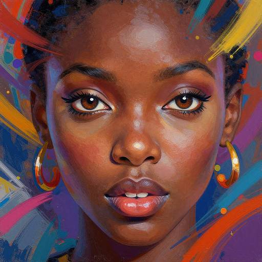 Intense Gaze of Black Women