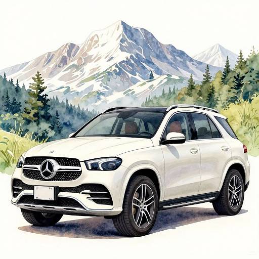 Hayao Miyazaki Style Mountain GLE