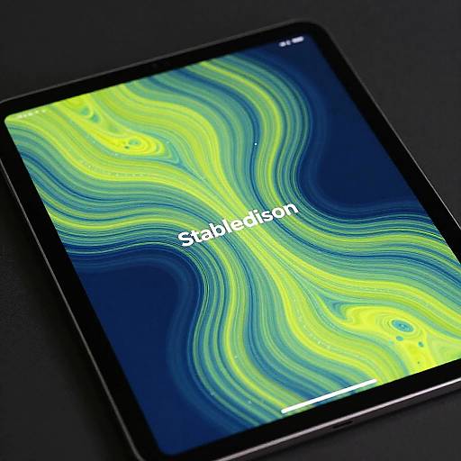 Neon Fluid Simulation on iPad