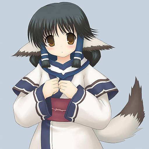 Illustration of Aruruu, utawarerumono in the style of Hatsuzuki 527