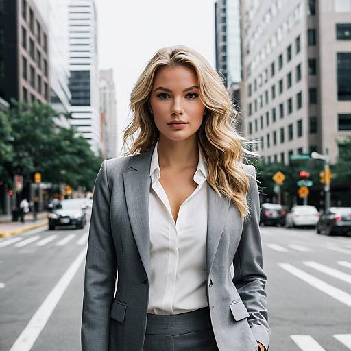 Photorealistic Business Woman Portrait