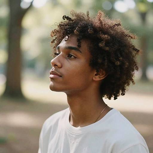 Serene Portrait in Pastel Nature