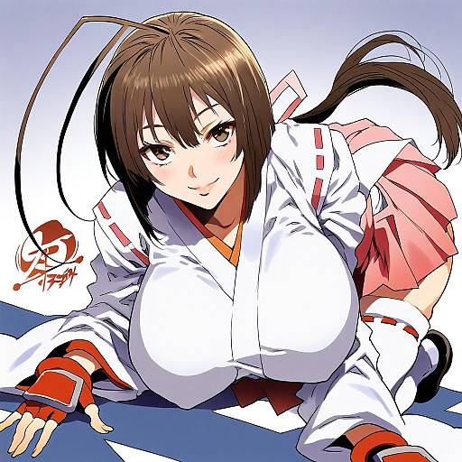 Illustration of Musubi, sekirei in the style of Mizuryu kei