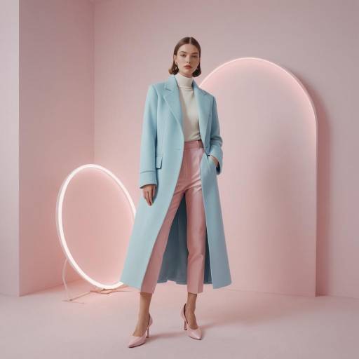 Elegant High Fashion in Minimalist Interior