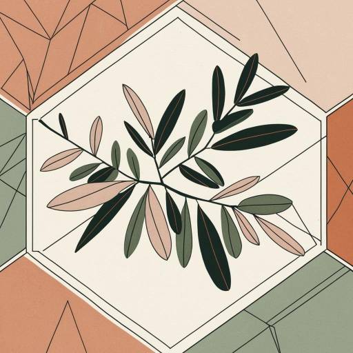 Minimalist Olive Branch Illustration
