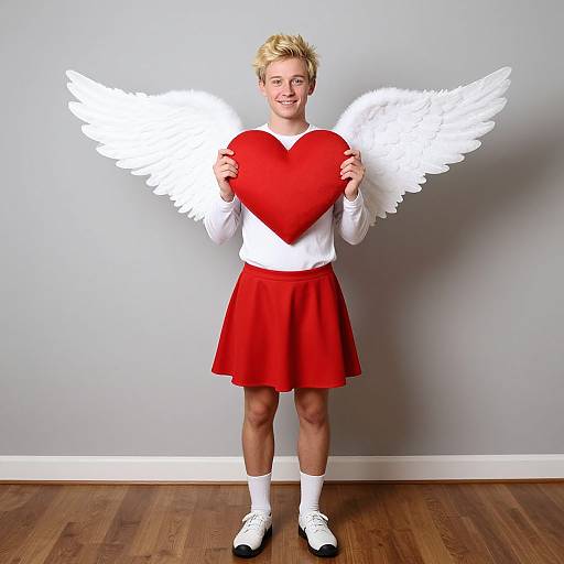 Funny Cupid Costume with Wings