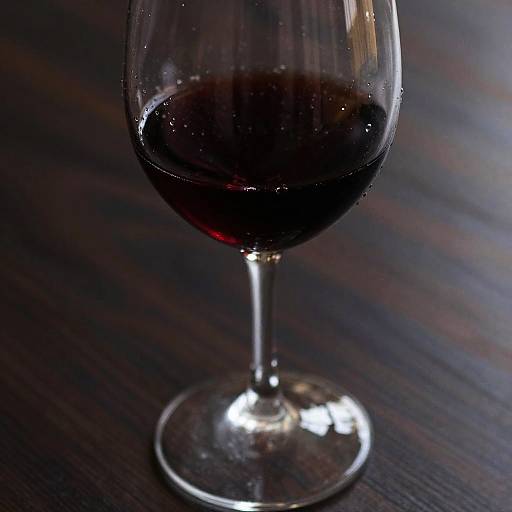 Photorealistic Close-Up of Wine Glass