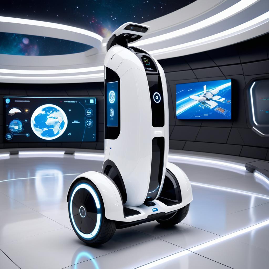 Intergalactic Diplomat's Sleek Segway Design