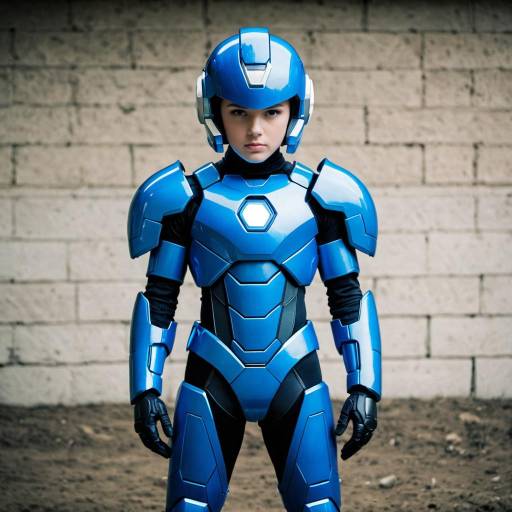 Realistic Mega Man Cosplay Portrait