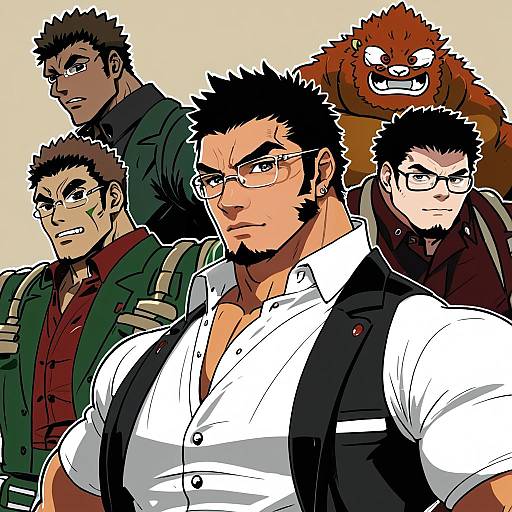 Illustration of Motoori shiro, tokyo afterschool summoners in the style of Mcgunngu