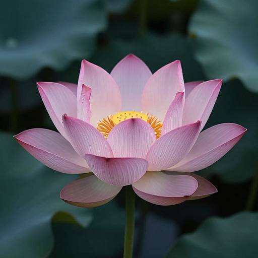 Unrivaled Frog on Lotus Flower
