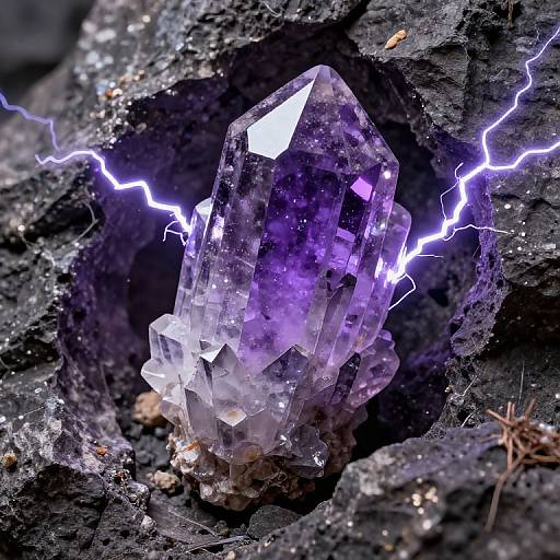Electric Purple Crystalline Ore