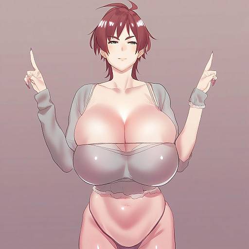 Illustration of Amaha masane, witchblade in the style of Subachi