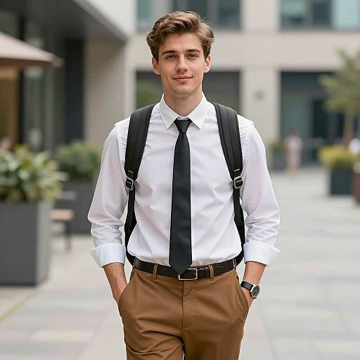 Stylish Casual Formal Male Outfit Model