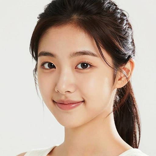 Cinematic Close-Up: 19-Year-Old Korean Portrait