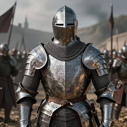 Gleaming Medieval Knight Codpiece