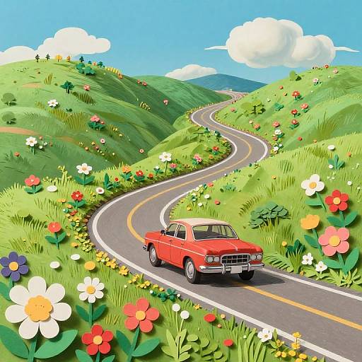 Dodge and Burn Hill Road Art