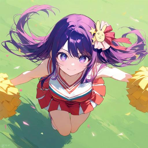 Cheerleading Scene with Hoshino Ai