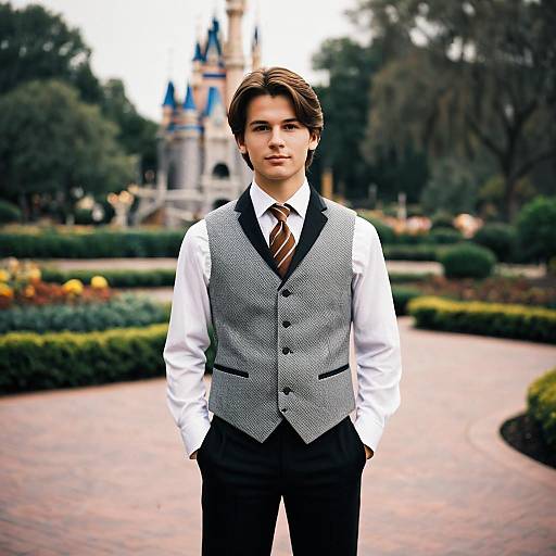 Realistic Disney Prince in Formal Suit