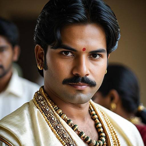 Realistic Male in Traditional Telugu Dress