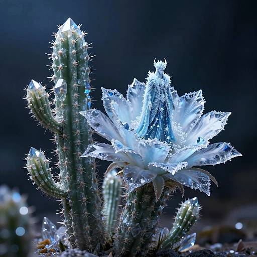 Icy Mage Prince and Crystal Cactus