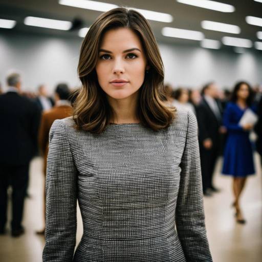 Confident Businesswoman in Corporate Dress