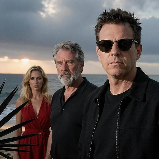 Dramatic Ocean Sunset Portraits