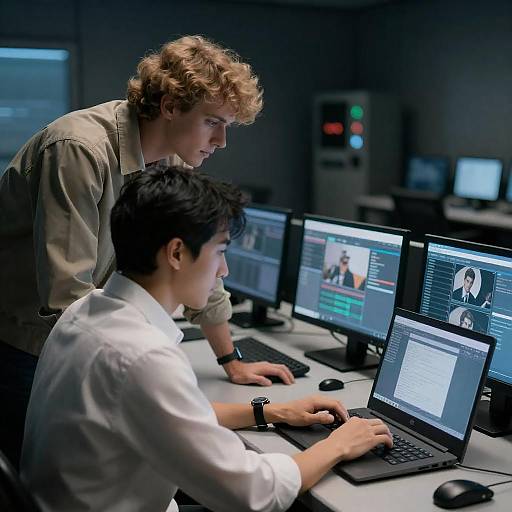 Intense Moment in a Control Room