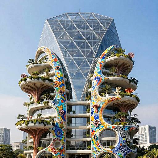 Eco-Friendly I.M. Pei Inspired Skyscraper